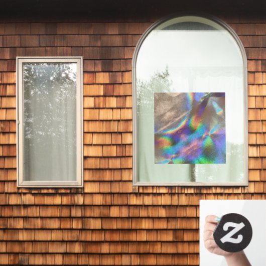 魔法フェイクのホログラフィックレインボーウィンドウ ウィンドウサイン (ホームウィンドウ)