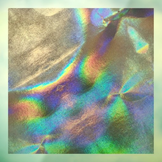 魔法フェイクのホログラフィックレインボーウィンドウ ウィンドウサイン (シート3)