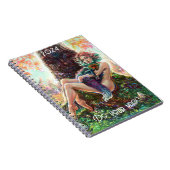 魔法フォックスファンタジーフォレストイラストレーション2024 ノートブック (右側)