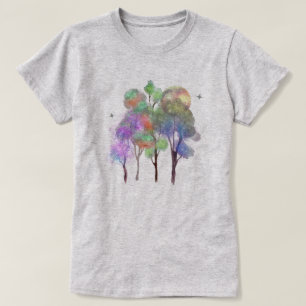 魔法フォレストムーンウィメンズTシャツ Tシャツ