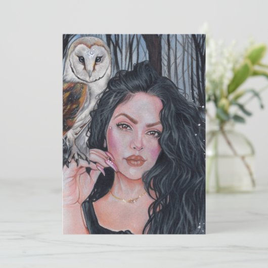 魔法フクロウの平サンキューカード サンキューカード (スタンド正面)