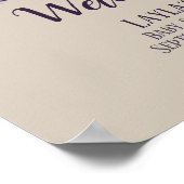 魔法フクロウウェルカムベビーシャワー ポスター (角)