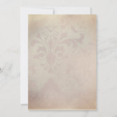 魔法フクロウウェルカムベビーシャワー 招待状 (裏面)