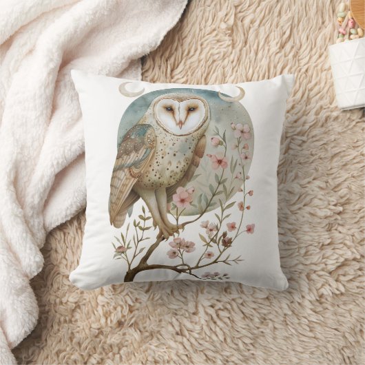 魔法フクロウ クッション (ブランケット)