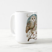 魔法フクロウ コーヒーマグカップ (正面左)
