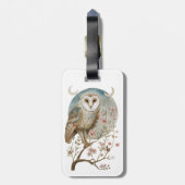 魔法フクロウ ラゲッジタグ (裏面縦)