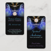 魔法フラクタルシャワー(ロゴ付き) 名刺 (正面/裏面)