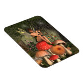 魔法フルート奏者のはがき マグネット (右側)