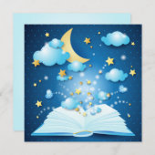 魔法ブック、招待 招待状 (正面/裏面)