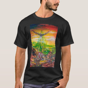 魔法ブラダマントとネグロマンサーファンタジーのデュエル Tシャツ
