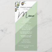 魔法ブルーグリーンオリーブ水カラーハンド絵を描 メニュー (正面)