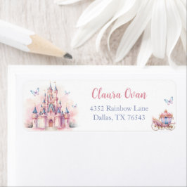 魔法プリンセス城誕生日住所 シール