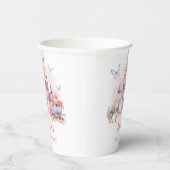 魔法プリンセス城誕生日紙カップ 紙コップ (右)