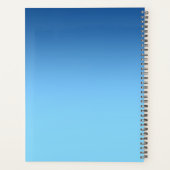 魔法ベア夢の夜パステルブルーアート プランナー手帳 (裏面)