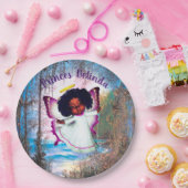 魔法ベビーバタフライフェアリー赤ちゃんシャワー ペーパープレート (パーティー)