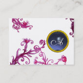 魔法ベリーモノグラムジェムブルー 名刺 (裏面)