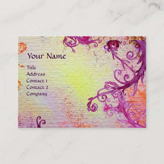 魔法ベリー2モノグラム 名刺 (正面)