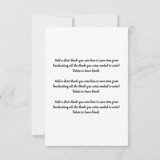 魔法ホットピンクユニコーングリッターお洒落誕生日 サンキューカード (裏面)