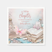 魔法ボホストーリーブックベビーシャワー スタンダードカクテルナプキン (正面)