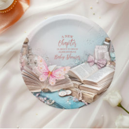 魔法ボホストーリーブックベビーシャワー ペーパープレート