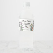 魔法ポおもしろいーション幽霊ハロウィーンベイビーシャワー ペットボトルラベル (正面)