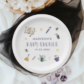 魔法ポーションお洒落ハロウィーンベイビーシャワー ペーパープレート