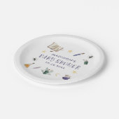 魔法ポーションお洒落ハロウィーンベイビーシャワー ペーパープレート (アングル)