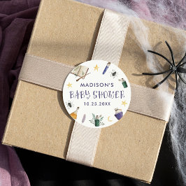 魔法ポーションお洒落ハロウィーンベイビーシャワー ラウンドシール