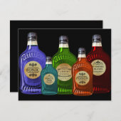 魔法ポーション招待状トニックヴァンパイア血毒 招待状 (正面/裏面)