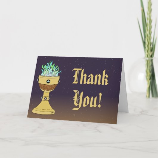 魔法ポーションMazerとChaliceコンボ サンキューカード (正面)