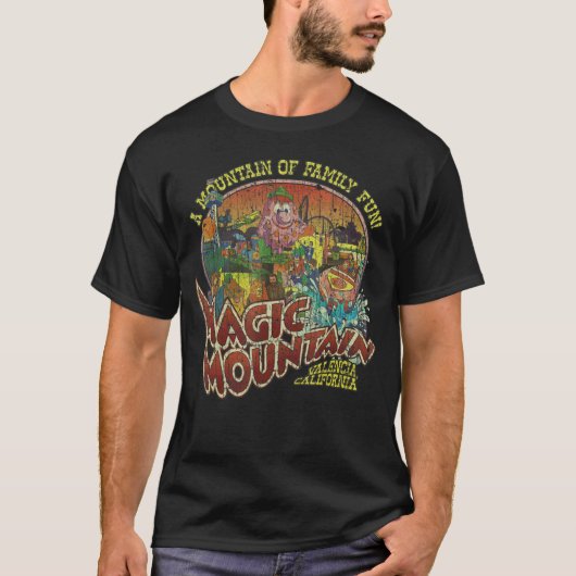 魔法マウンテンファミリーおもしろい1971 Tシャツ (正面)