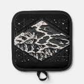 魔法マウンテンマップ 鍋敷き (正面)