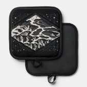 魔法マウンテンマップ 鍋敷き (正面/裏面)