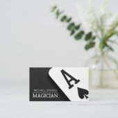 魔法マジシモダンャンカードトランプのポーカーエンターテイメント 名刺 (スタンド正面)