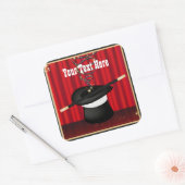 魔法マジシャンカスタムステッカー スクエアシール (封筒)