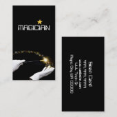 魔法マジシャンカードトランプのポーカートリックエンターテイメント 名刺 (正面/裏面)