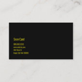 魔法マジシャンカードトランプのポーカートリックエンターテイメント 名刺 (裏面)