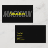 魔法マジシャンカードトランプのポーカートリックエンターテイメント 名刺 (正面/裏面)