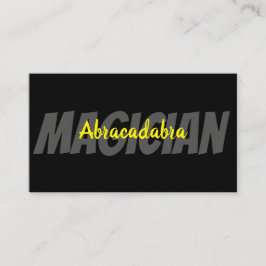 魔法マジシャンカードトランプのポーカートリックエンターテイメント 名刺