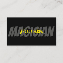 魔法マジシャンカードトランプのポーカートリックエンターテイメント 名刺