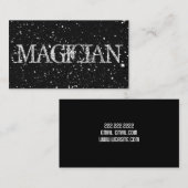 魔法マジシャンカードトリックトランプのポーカーチップエンターテイメント 名刺 (正面/裏面)