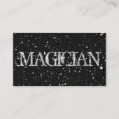 魔法マジシャンカードトリックトランプのポーカーチップエンターテイメント 名刺 (正面)