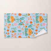 魔法マッシュルームかわいい蝶カタツムリ バスタオルセット (ハンドタオル)