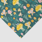 魔法マッシュルームかわいい蝶カタツムリ 薄葉紙 (詳細)