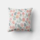 魔法マッシュルームの森のパターン クッション (裏面)