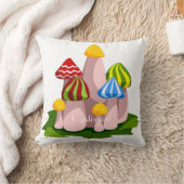 魔法マッシュルームカテドラルサンダー_コーブ クッション (ブランケット)