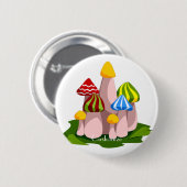 魔法マッシュルームカテドラルサンダー_コーブ 缶バッジ (正面&裏面)