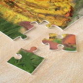 魔法マッシュルームクイーンファンタスティック絵画童話 ジグソーパズル (側面)