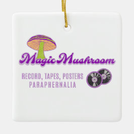 魔法マッシュルームミュージックストアラミラダヴィンテージ セラミックオーナメント