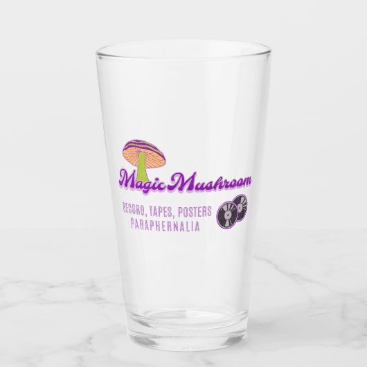 魔法マッシュルームミュージックストアラミラダヴィンテージ タンブラーグラス (正面)